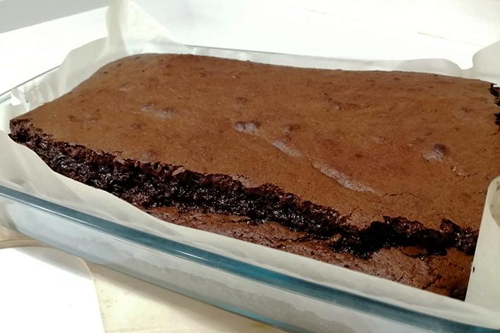 brownie de chocolate